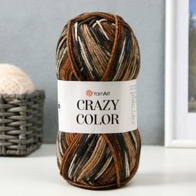 Пряжа "Crazy color" 25% шерсть, 75% акрил 260м/100гр (171 принт)