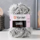 Пряжа "Samba" 100% полиэстер 150м/100гр (А 64 белобурка) - Фото 8