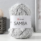 Пряжа "Samba" 100% полиэстер 150м/100гр (А 64 белобурка) - Фото 10