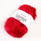 Пряжа "Samba" 100% полиэстер 150м/100гр (2026 алый) - Фото 2