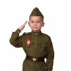 Карнавальный костюм «Солдат», текстиль, размер 36 - Фото 2