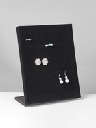 Подставка под кольца QF, 50 мест, флок, чёрная, 20×9.7×24 см - Фото 4