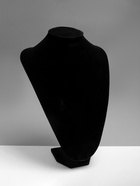 Бюст для украшений QF, 23×15×34 см, h=34 см, чёрный - Фото 4