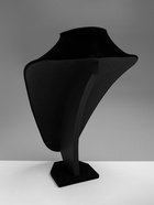 Бюст для украшений QF, 23×15×34 см, h=34 см, чёрный 454772 - фото 16949187