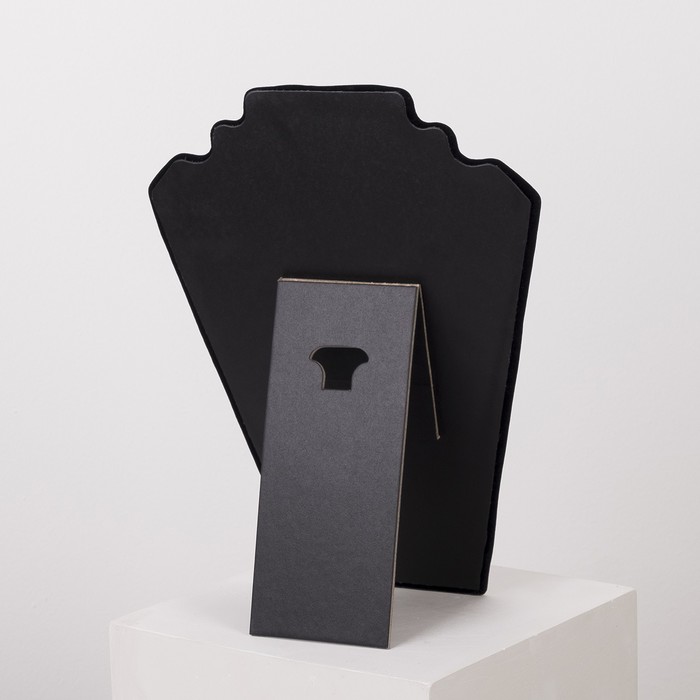 Бюст для украшений, 21×11×31 см, h=31 см, цвет чёрный - фото 1906762393
