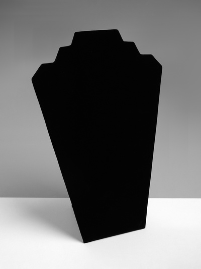 Бюст для украшений QF, 21×11×31 см, h=31 см, чёрный