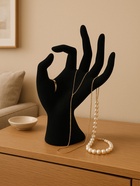 Подставка для украшений QF «Рука» 8.5×7×16 см, чёрная - Фото 6