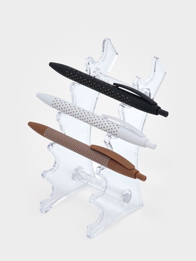 Подставка под ручки, 6.5×7×14.5 см, оргстекло 2 мм