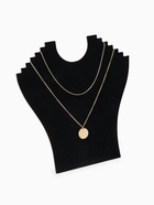 Бюст для украшений QF, 23×7×24 см, h=24 см, чёрный - Фото 1