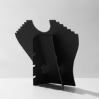 Бюст для украшений, 23×7×24 см, h=24 см, цвет чёрный - фото 9719912