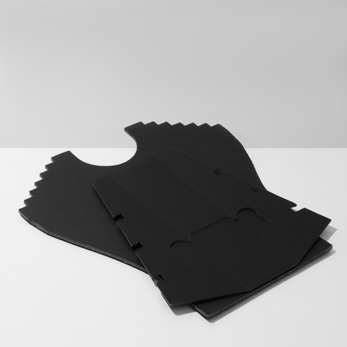 Бюст для украшений, 23×7×24 см, h=24 см, цвет чёрный - фото 1925742163