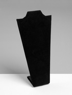 Бюст для украшений QF, 10.5×5.5×22 см, h=22 см, чёрный - Фото 4