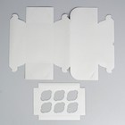 Упаковка на 6 капкейков без окна, белая 25 х 17 х 10 см - Фото 3