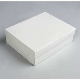 Упаковка на 12 капкейков, белая, 32,5 х 25,5 х 10 см