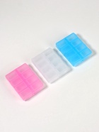 Таблетница, английские буквы, 7.4×6.2×2.1 см, 8 секций, МИКС - Фото 5