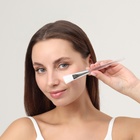 Кисть для масок, 17 (± 1) см, цвет прозрачный/белый - Фото 3