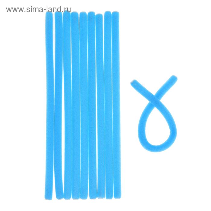 Бигуди "Бумеранг", d=1см, 24см, 10шт, цвет МИКС - Фото 1