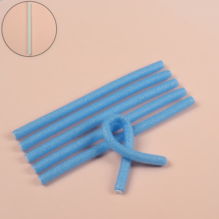 Бигуди «Бумеранг», d = 1 см, 24 см, 6 шт, цвет МИКС - Фото 1