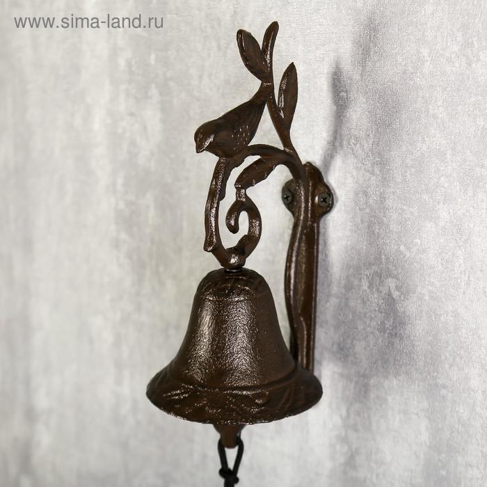 Колокол сувенирный металл "Птица на ветке" 24х12х7,5 см - Фото 1