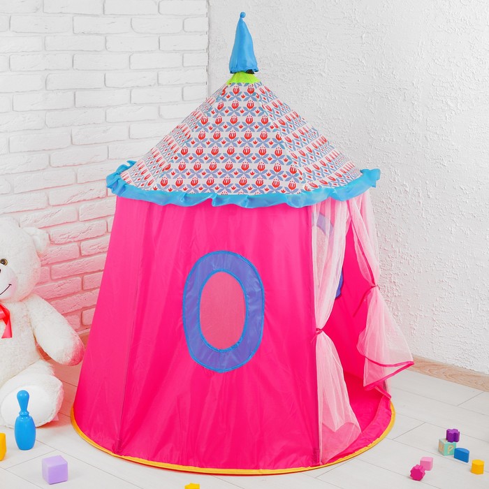 Палатка детская игровая «Розовый шатёр» - фото 1883357982