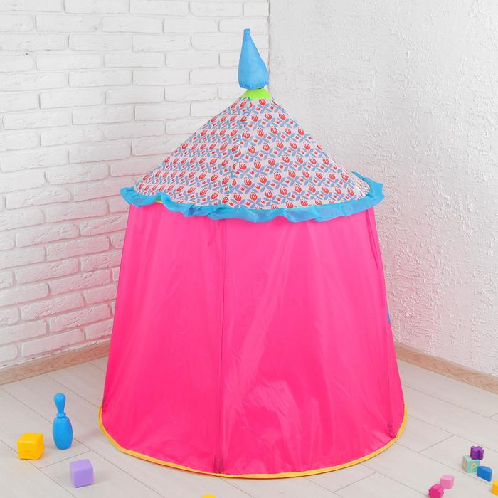 Палатка детская игровая «Розовый шатёр» - фото 1883357984