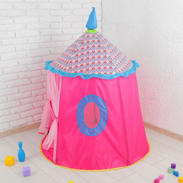 Палатка детская игровая «Розовый шатёр» - фото 1883357985