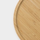 Блюдо для подачи Доляна Striata, d=20 см, бамбук - Фото 6