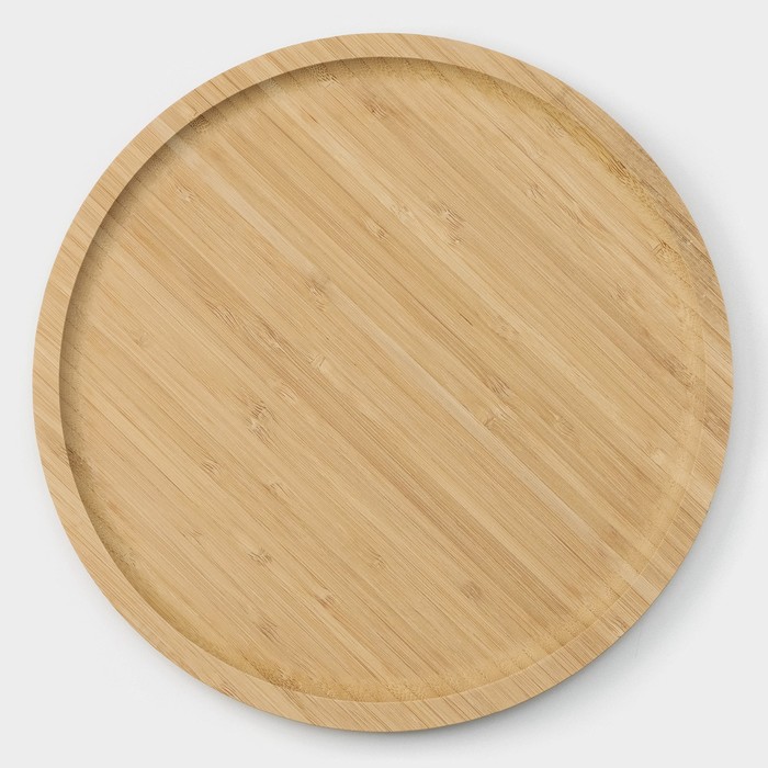 Блюдо для подачи BellaTenero Striata, d=25 см, бамбук - Фото 1