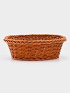 Корзинка для фруктов и хлеба Доляна «Капучино», 21×7 см, пластик, плетёная, коричневая - Фото 5
