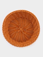 Корзинка для фруктов и хлеба Доляна «Капучино», 21×7 см, пластик, плетёная, коричневая - Фото 6