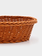 Корзинка для фруктов и хлеба Доляна «Капучино», 21×7 см, пластик, плетёная, коричневая - Фото 7