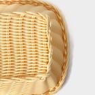 Корзинка для фруктов и хлеба Доляна «Ваниль», 24×17×6,5 см - фото 9945604