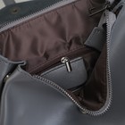 Рюкзак на молнии с расширением, наружный карман, цвет серый - Фото 5