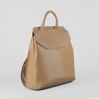 Рюкзак на молнии с расширением, наружный карман, цвет хаки - Фото 1