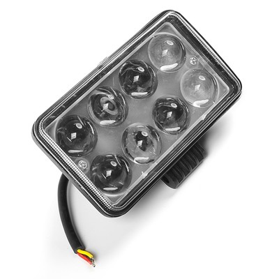 Противотуманная фара, 12 В, 8 LED, IP67, 6000К, направленный свет