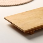 Блюдо для подачи Доляна Striata, 24×15×3 см, бамбук - Фото 3