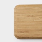 Менажница BellaTenero Striata, 3 секции, 25×9.5 см, бежевая - Фото 5