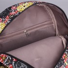 Рюкзак молодёжный, отдел на молнии, 3 наружных кармана, цвет чёрный/жёлтый - Фото 6
