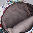 Рюкзак молодёжный на молнии, 1 отдел, наружный карман, цвет розовый - Фото 5