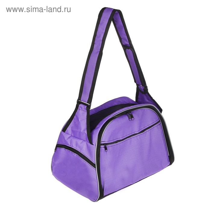 Сумка-переноска большая мягкой формы, ПВХ, 44 х 25 х 26 см, микс цветов - Фото 1