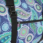 Сумка-переноска полукруглая средняя, ПВХ/мех "овчина", 46 х 28.5 х 29 см, микс цветов - Фото 3