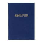 Книга учета, 192 листов, линейка, обложка твёрдая, бумвинил, блок газетный - Фото 1