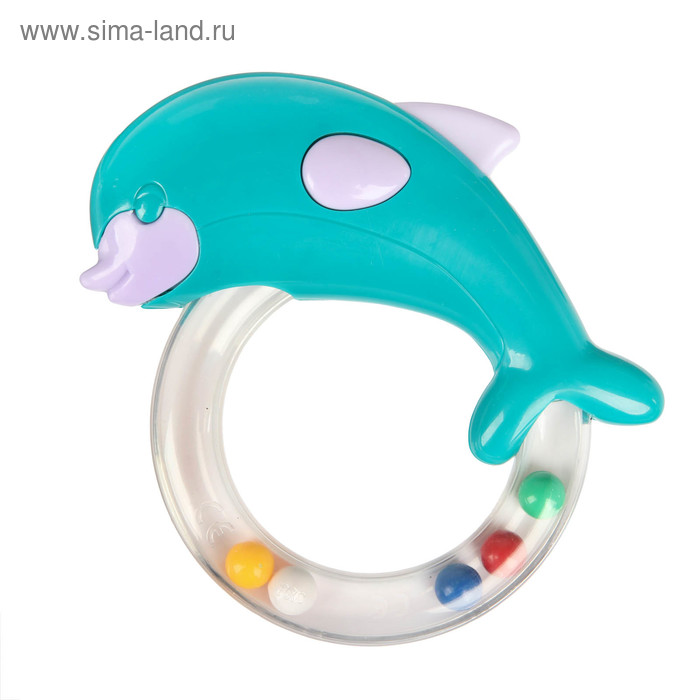 Игрушка-погремушка «Дельфин», цвета МИКС - Фото 1