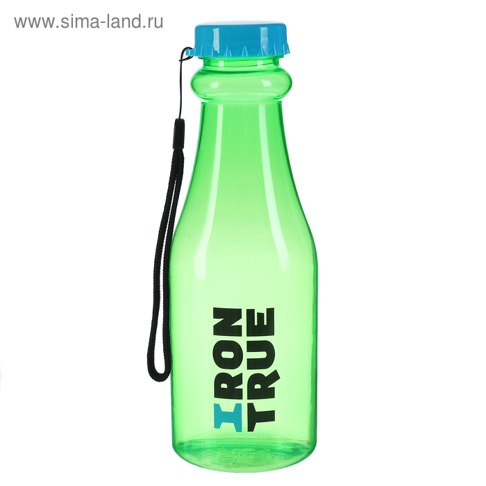 Бутылка IRONTRUE для напитков (Голубой-Зелёный)      550 мл - Фото 1