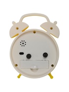 Часы - будильник настольные «Смайл», дискретный ход, 9×12 см, 1хАА, жёлтые - Фото 4