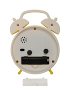 Часы - будильник настольные «Смайл», дискретный ход, 9×12 см, 1хАА, жёлтые - Фото 5