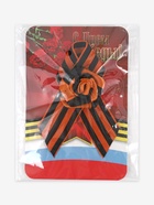 Георгиевская лента на 9 мая «Орден Победы», на магните, с цветком  (артикул 2805432)  большой выбор товаров оптом и в розницу по низким ценам с доставкой