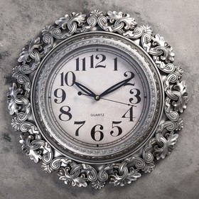 Часы настенные, серия: Интерьер, "Велия", d-40 см, циферблат 23 см