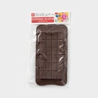 Форма для шоколада Доляна «Плитка», силикон, 22.5×10.5×0.2 см, 24 ячейки (2×2.5 см), коричневая - Фото 7