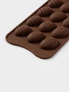 Форма для конфет и шоколада Доляна «Пасхальные яйца», силикон, 22×10.5 см, 15 ячеек (3.2×2.5 см), коричневый - Фото 3